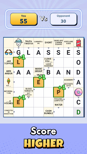 1v1 Crossword Go! - Tangkapan Layar 4