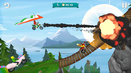 Airborne Motocross Bike Racing - Tangkapan Layar 3