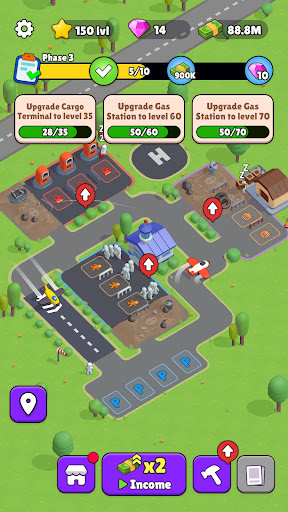 Airport Empire - Idle Tycoon - Tangkapan Layar 1