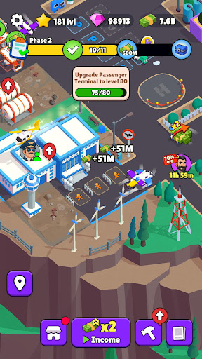 Airport Empire - Idle Tycoon - Tangkapan Layar 7