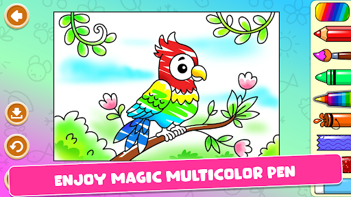 Animal Coloring Games for Kids - Tangkapan Layar 5