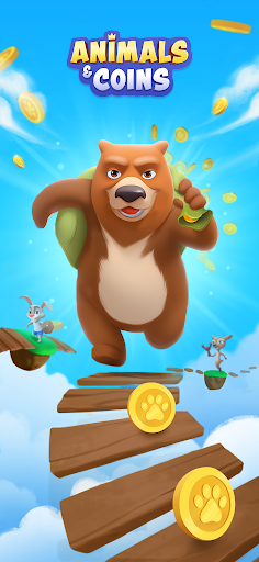 Animals & Coins: Animal Run - Tangkapan Layar 1