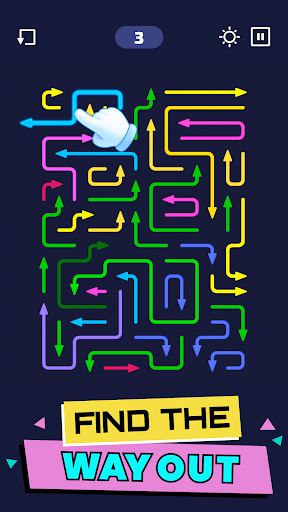 Arrow Maze - Escape Puzzle - Tangkapan Layar 1