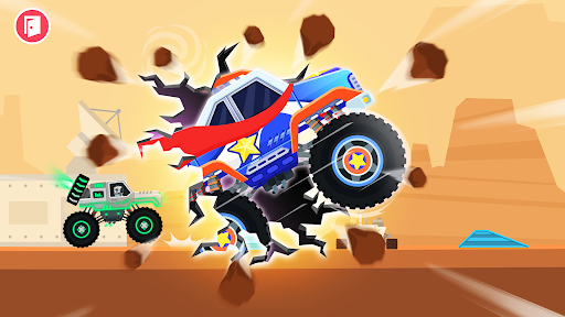 Balap truk monster untuk anak - Tangkapan Layar 1