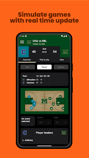 Basketball Legacy Manager 25 - Tangkapan Layar 2
