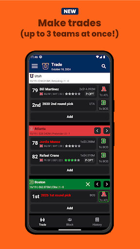 Basketball Legacy Manager 25 - Tangkapan Layar 4
