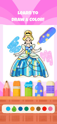 bekids Princess Coloring Book - Tangkapan Layar 7