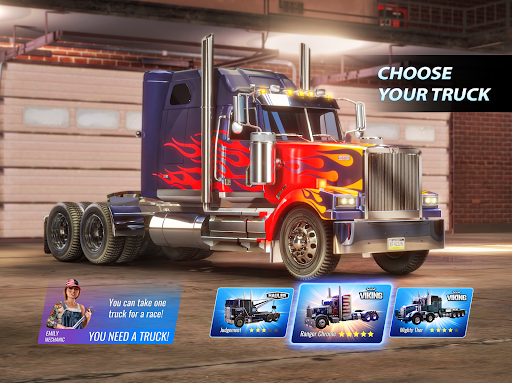 Big Rig Racing: Drag racing - Tangkapan Layar 7