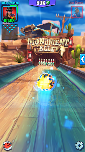 Bowling Crew: Game Bowling - Tangkapan Layar 1