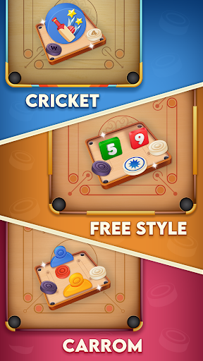 Carrom Cricket: Disc Pool Game - Tangkapan Layar 2