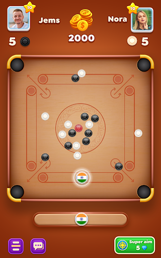 Carrom Cricket: Disc Pool Game - Tangkapan Layar 8