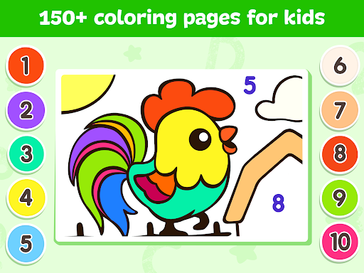 Coloring for Kids: By Number - Tangkapan Layar 6