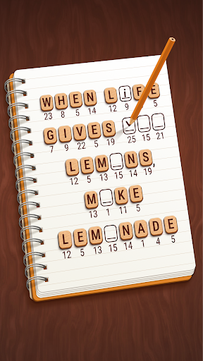 Colorwood Words - Cryptogram - Tangkapan Layar 1