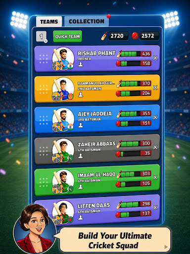 Cricket Manager League - Tangkapan Layar 1