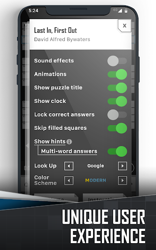 Crossword Puzzle Redstone 1.7.5 APK - Tangkapan Layar 5
