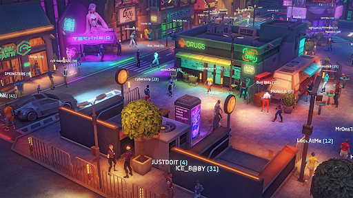 Cyberika: Action Cyberpunk RPG - Tangkapan Layar 4