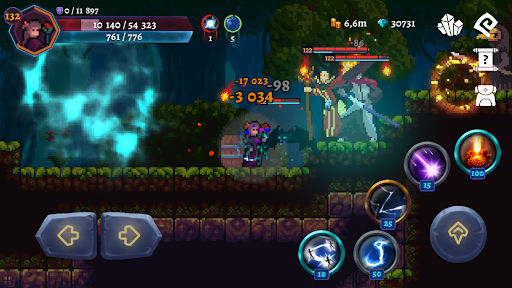 Darkrise - Pixel Action RPG - Tangkapan Layar 1
