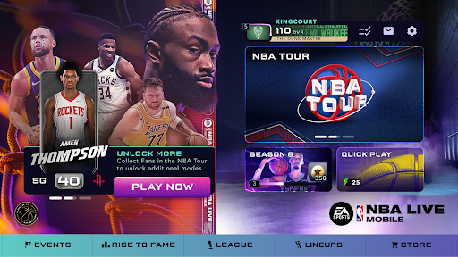 EA SPORTS™ NBA LIVE Mobile - Tangkapan Layar 5