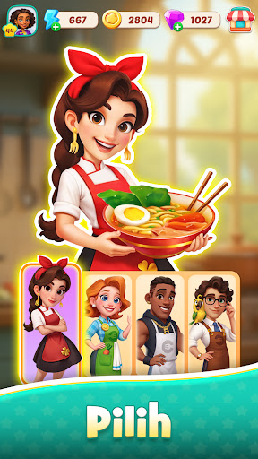 Foodstars: Merge & Masak - Tangkapan Layar 8
