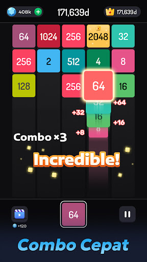 Game Gabung Angka 2048 - Tangkapan Layar 2