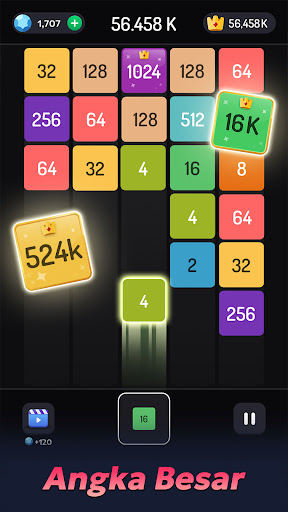 Game Gabung Angka 2048 - Tangkapan Layar 4