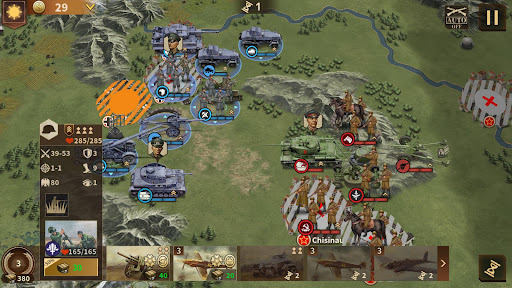 Glory of Generals 3 - WW2 SLG - Tangkapan Layar 1