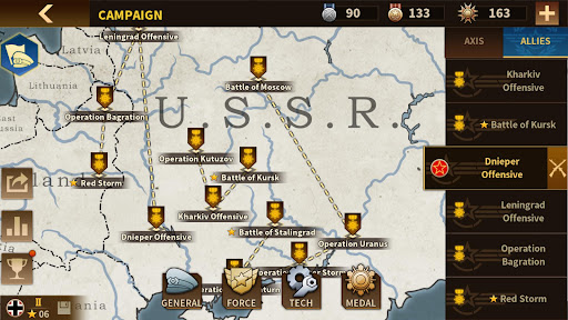 Glory of Generals 3 - WW2 SLG - Tangkapan Layar 5