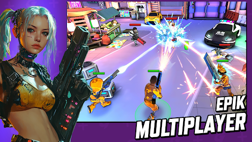 Gridpunk Battle Royale 3v3 PvP 1.2.43 APK - Tangkapan Layar 1
