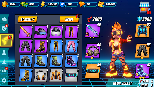 Gridpunk Battle Royale 3v3 PvP 1.2.43 APK - Tangkapan Layar 4