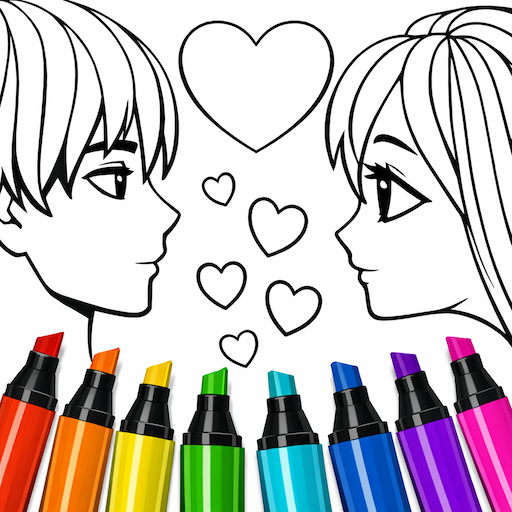 Hari cinta permainan warna