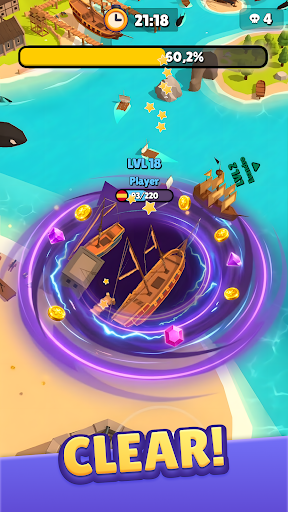 Hole.io - Tangkapan Layar 3