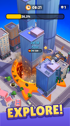 Hole.io - Tangkapan Layar 4