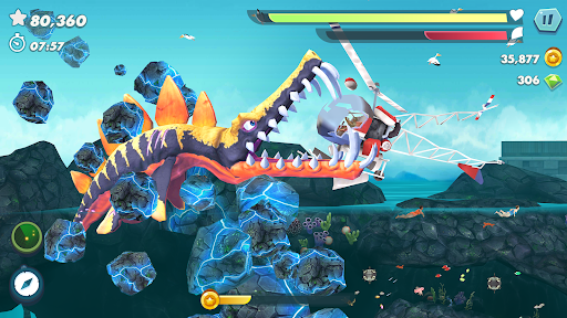 Hungry Shark Evolution - Tangkapan Layar 6