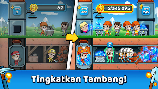 Idle Miner Tycoon: Gold & Cash - Tangkapan Layar 5