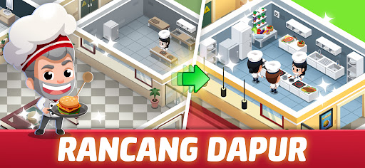Idle Restaurant Tycoon - Tangkapan Layar 1