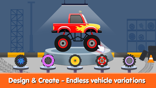 Kids Monster Truck Games 2+ - Tangkapan Layar 1