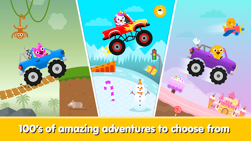 Kids Monster Truck Games 2+ - Tangkapan Layar 3