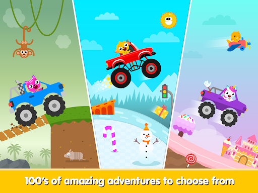 Kids Monster Truck Games 2+ - Tangkapan Layar 8