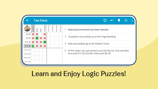 Logic Grid Puzzles: Brain Game - Tangkapan Layar 1