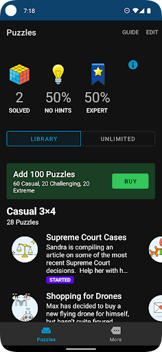 Logic Grid Puzzles: Brain Game - Tangkapan Layar 7
