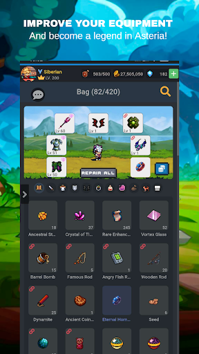 Mana Storia - Pixel MMORPG - Tangkapan Layar 2