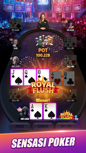 Mega Hit Poker: Texas Holdem - Tangkapan Layar 2