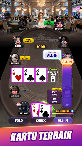 Mega Hit Poker: Texas Holdem - Tangkapan Layar 3