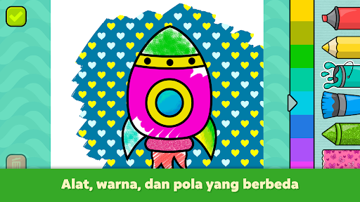 Mewarnai Anak: game menggambar - Tangkapan Layar 7