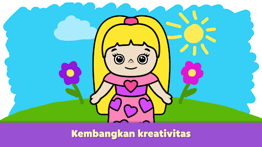 Mewarnai Anak: game menggambar - Tangkapan Layar 8