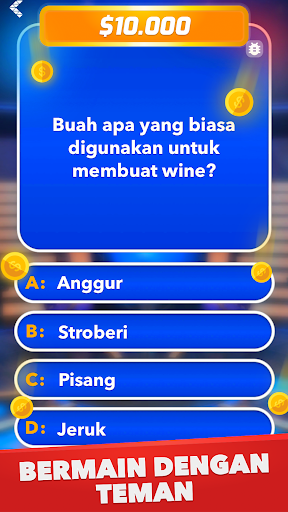 Millionaire - Kuis & Trivia - Tangkapan Layar 6