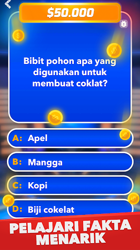 Millionaire - Kuis & Trivia - Tangkapan Layar 7