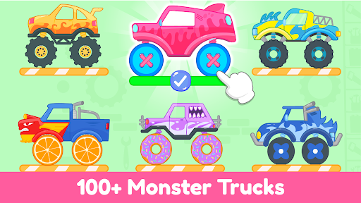 Monster Truck Kids Car Games - Tangkapan Layar 2
