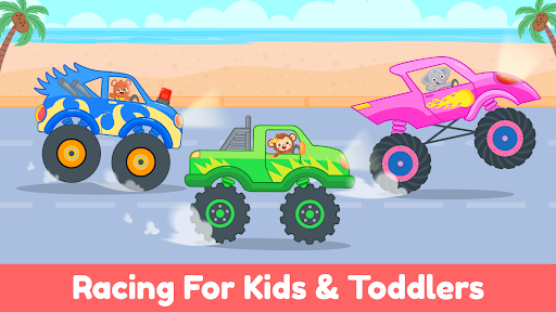 Monster Truck Kids Car Games - Tangkapan Layar 3