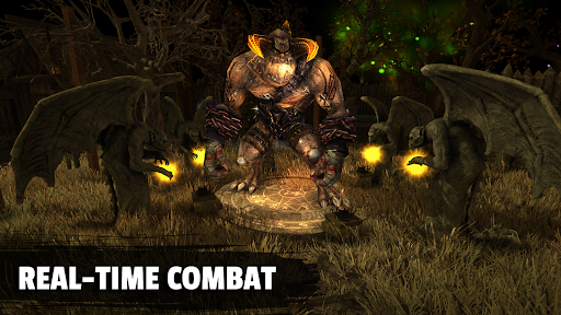 Moonshades Offline Dungeon RPG - Tangkapan Layar 1